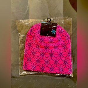 Introducing the fabulous Blue and Pink Supacas Beanie!